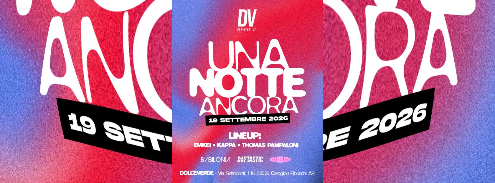 💚DOLCEVERDE💚 - ❤️‍🔥UNA NOTTE ANCORA❤️‍🔥 - 19/09